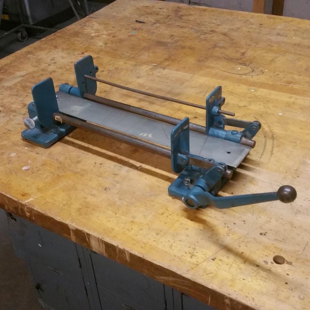 Lot 62 C.F Anderson 16" Paper Banding Press WireBids